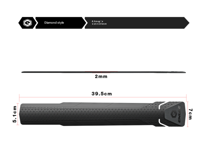 2 Pcs Black Durable Bicycle Frame Down Tube Protector Sticker  - Anti-Scratch Guard for MTB & Road Bikes