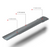 2 Pcs Black Durable Bicycle Frame Down Tube Protector Sticker  - Anti-Scratch Guard for MTB & Road Bikes