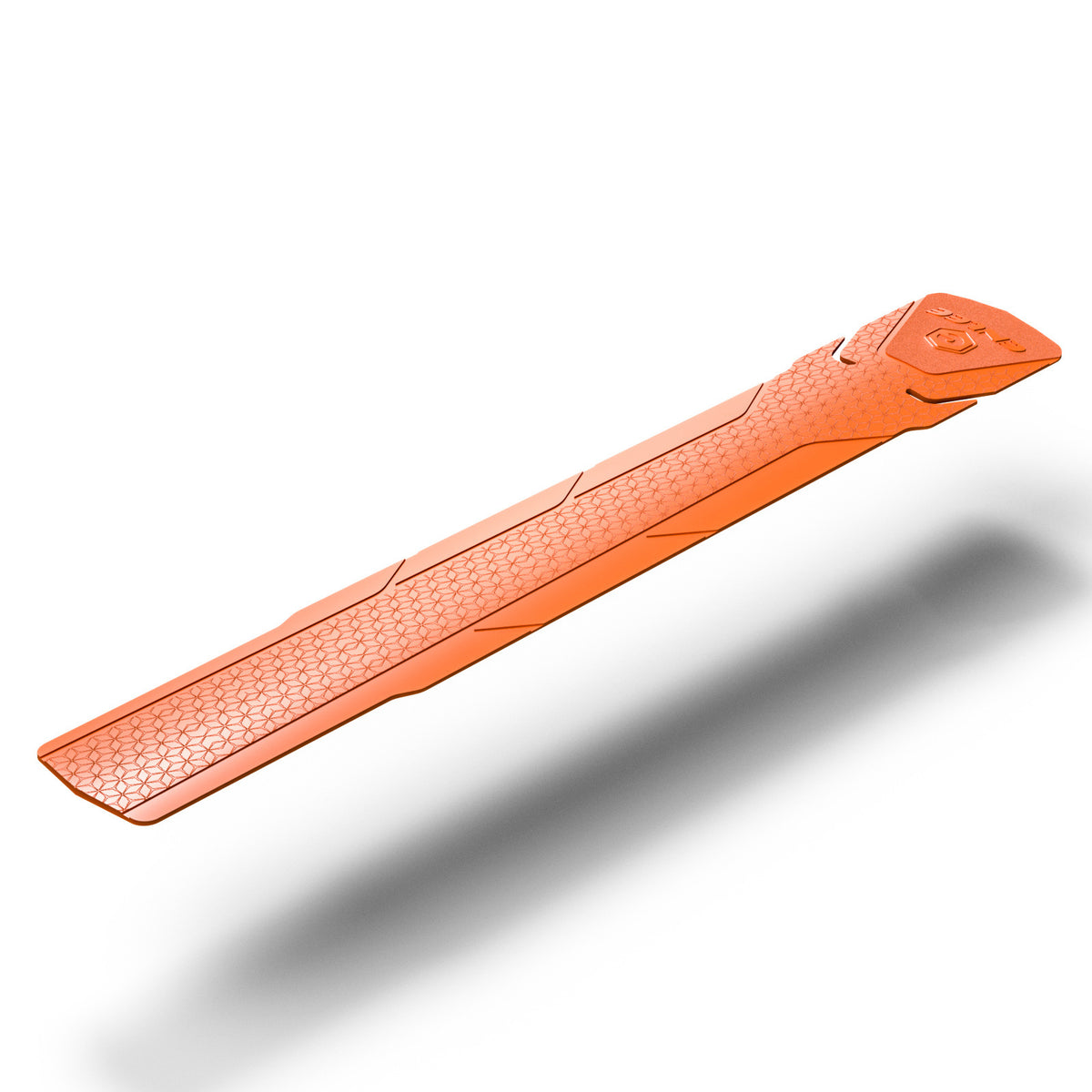 2 Pcs Orange Durable Bicycle Frame Down Tube Protector Sticker  - Anti-Scratch Guard for MTB &amp; Road Bikes