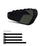 Black and Green Waterproof Bicycle Frame Bag - 2.5L Slim Top Tube Storage Pouch for Cycling Essentials