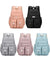 Grey Large Capacity Waterproof Student Backpack - Fits 15-Inch Laptop, Multi-Pocket Travel Daypack