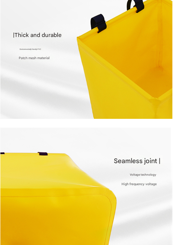 Blue 25L Collapsible Bucket - Heavy-Duty PVC Waterproof Folding Pail for Fishing, Camping & Car Washing