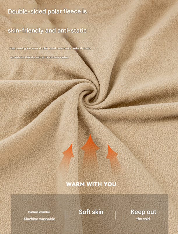 Green Cozy 4-in-1 Wearable Fleece Poncho Sleeping Bag - Multifunctional Camping Blanket with Detachable Hood