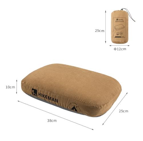 Coffee Reversible Memory Foam Travel Pillow - All-Season Comfort Neck Support for Deep Sleep & Portability