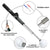 Black Pro Golf Swing Trainer - Extendable with Audible Click & Corrective Grip Aid