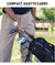 Black Pro Golf Swing Trainer - Extendable with Audible Click & Corrective Grip Aid