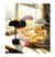 Black Chic Mushroom LED Table Lamp - Rechargeable Cordless Touch Control 3-Color Adjustable Light for Bedroom Living Room Decor