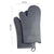 Red Premium Heat Resistant Silicone Oven Mitts (Pair) - Non-Slip Grip, Cotton Lined for Kitchen Baking, Grilling & BBQ