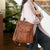 Brown Chic Women's PU Leather Convertible Backpack - Anti-Theft Design, Multi-Pocket Shoulder Bag with Tassel