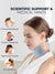 Size XL Orange Ergonomic Neck Support Brace - Soft Cervical Collar for Posture Correction and Pain Relief