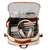 Beige Expandable Laptop Backpack with USB Port - Stylish Travel & Business Daypack