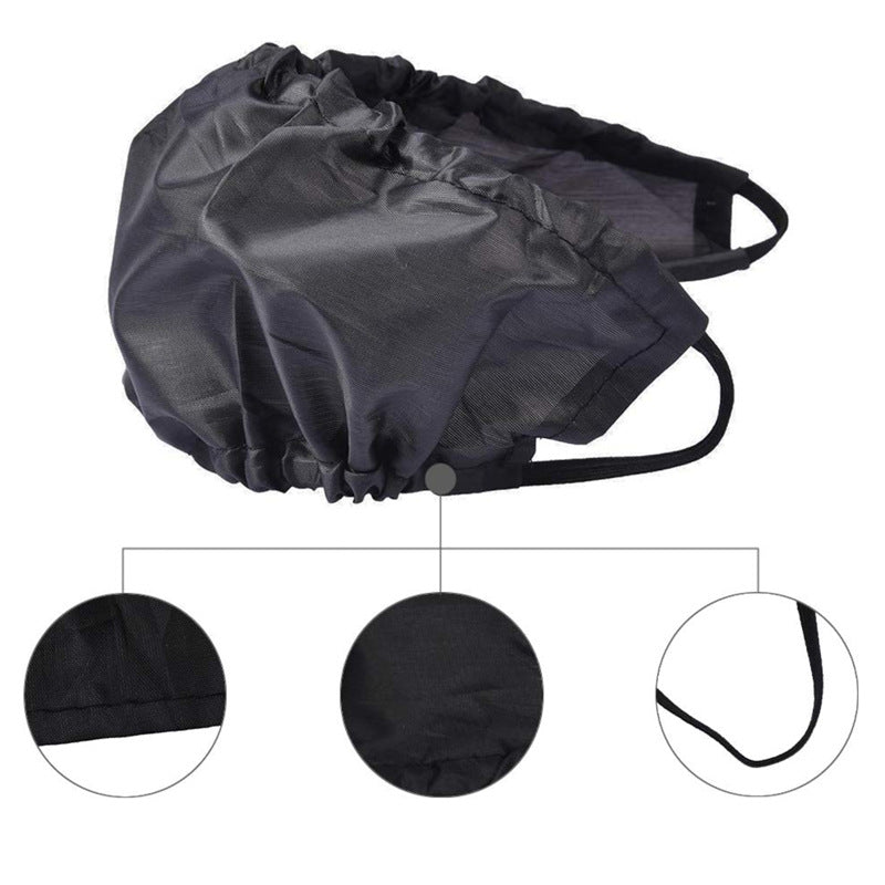 5 Pcs Black Men's Reusable Beard Guard Bib - Protective Beard Cover for Eating and Sleeping - Black Beard Bonnet Apron