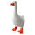 2 Pcs White and Yellow Whimsical Magnetic Goose Figurine - Novelty Key Holder & Desk Organizer