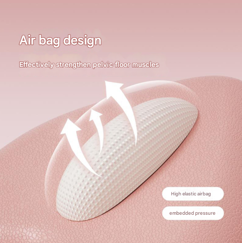 Pink Ergonomic Pelvic Floor Strengthener - Inner Thigh & Hip Trainer for Men and Women(Non-electric)