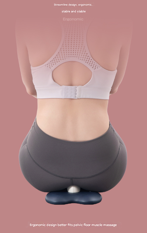 Blue White Ergonomic Pelvic Floor Strengthener - Inner Thigh & Hip Trainer for Men and Women(Non-electric)