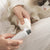 Grey Quiet Electric Pet Nail Grinder with LED Light - 2-Speed USB-C Rechargeable Trimmer for Dogs & Cats Grooming