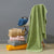 Brown Premium 3-Piece 100% Cotton Towel Set - Ultra Soft, Absorbent & Quick-Dry for Bathroom