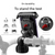 Black Heavy Duty Bike Phone Mount - Anti-Shake Motorcycle Holder with Secure Lock, 360 Rotation Cradle for All-Terrain Cycling
