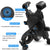 Blue and Black Secure Grip Bike Phone Mount - Adjustable 360 Rotation Bicycle Handlebar Holder, Universal Cradle for MTB & Road Cycling