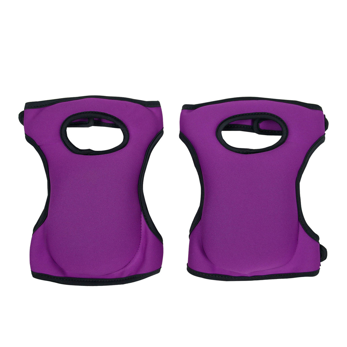Purple Adjustable Gardening Knee Pads - Comfortable Neoprene Knee Protectors for Weeding &amp; Outdoor Work