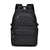Black Trendy Korean-Style Large-Capacity Backpack for Women - 14" Laptop Travel Bag