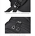 Black Trendy Korean-Style Large-Capacity Backpack for Women - 14" Laptop Travel Bag