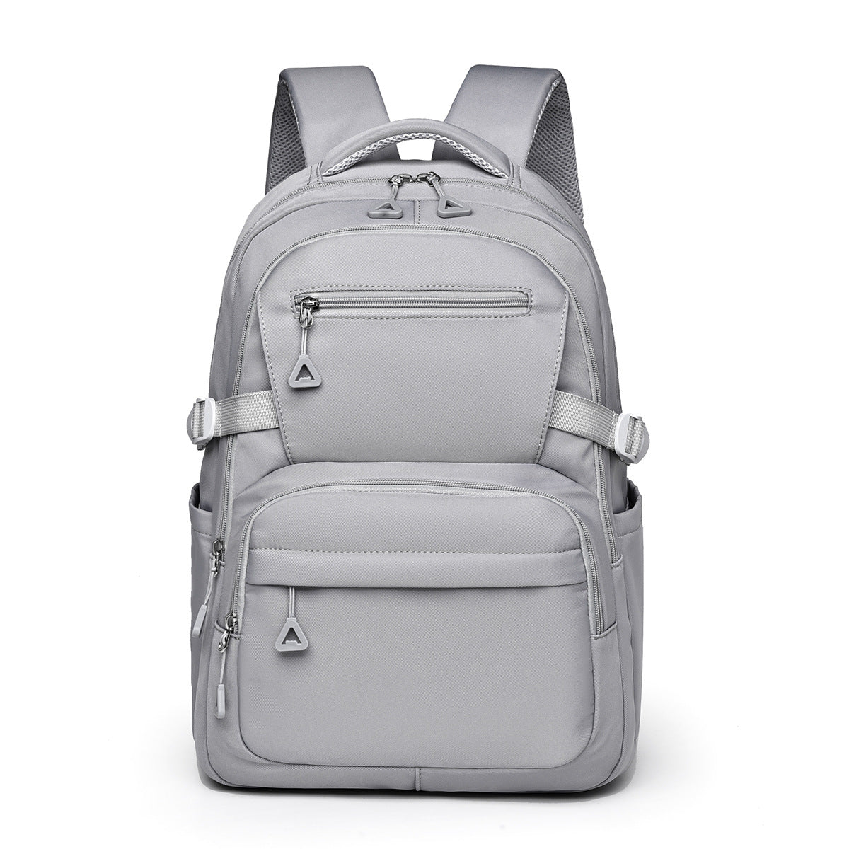 Grey Trendy Korean-Style Large-Capacity Backpack for Women - 14 Laptop Travel Bag&quot;