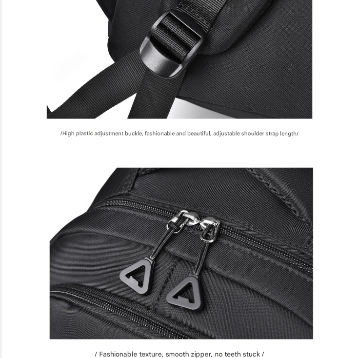 Grey Trendy Korean-Style Large-Capacity Backpack for Women - 14 Laptop Travel Bag"