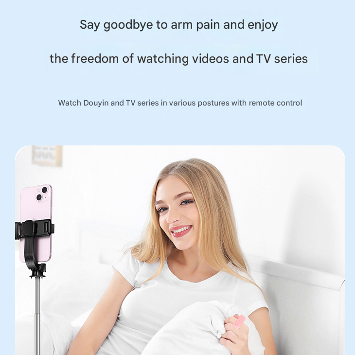 2-Piece Pink Bluetooth Video Controller - 3-Button Remote for TikTok and Page Scrolling