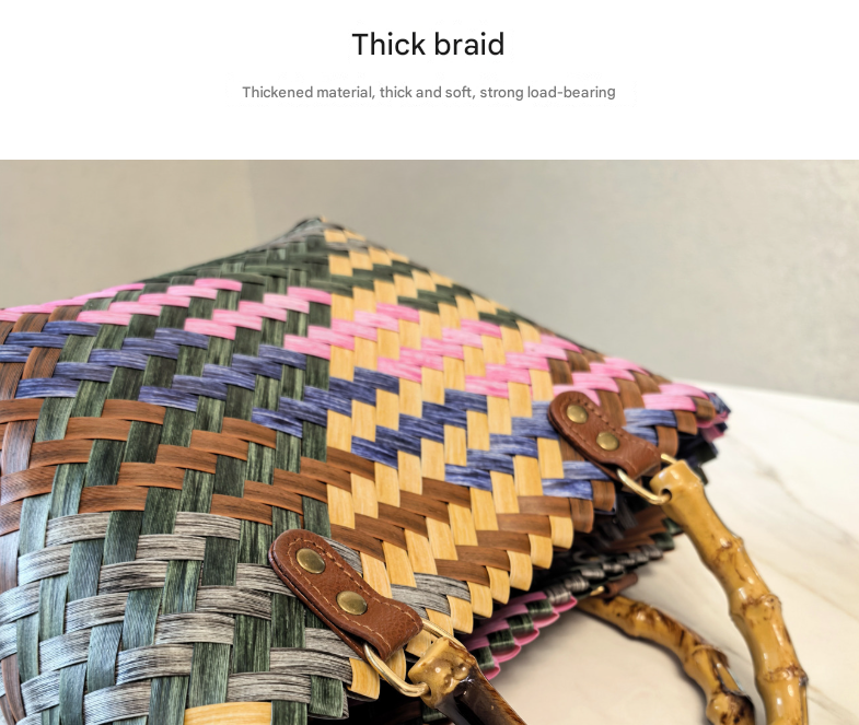 Dachshund Vintage Striped Dachshund Woven Tote Bag - Stylish Hand-Carry Beach Bag for Women