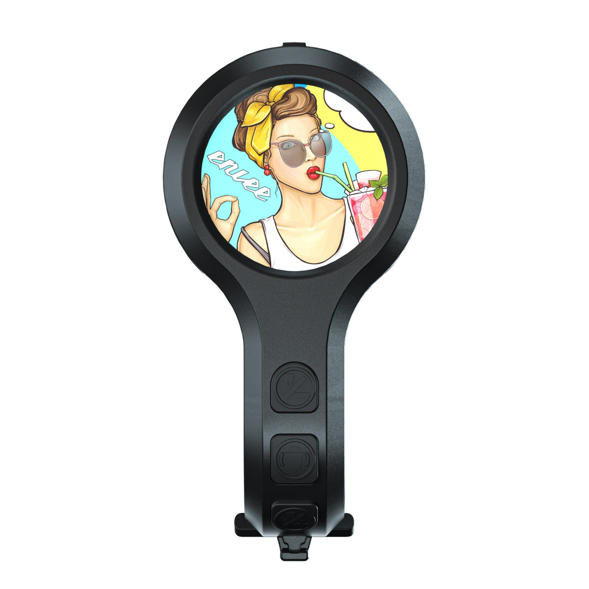 Drinking Girl Super Loud 2-Piece Bicycle Horn Set - Durable Alarm Bell for Mountain &amp; Road Bikes