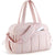 Pink Spacious Travel Duffel Bag - Large Capacity Sports & Fitness Tote with Toiletry Bag, Compartments & Single Shoulder Strap