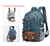 Green Stylish Large Capacity Backpack - Water-Resistant Oxford Rucksack for Travel, School & Daily Use