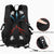 Blue 40L Large Capacity Travel Backpack - Water-Resistant Hiking Rucksack with USB Charging Port
