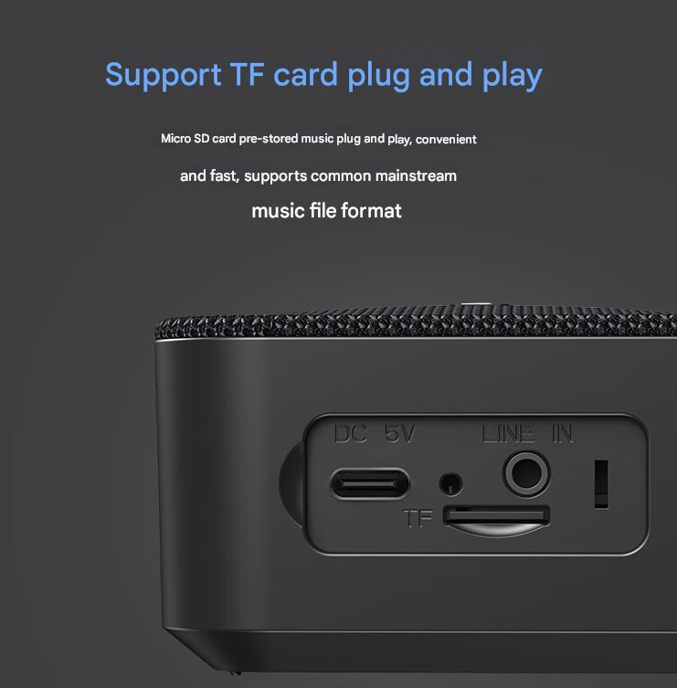 Rugged Portable Bike Bluetooth Speaker - Waterproof Outdoor Sound System with Mount