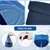 Rose Red 5-Pack Instant Cooling Towel Set - UPF Sun Protection Hooded Ice Towels for Sports & Outdoor Activities