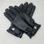 S Black Premium Men's Genuine Sheepskin Leather Driving & Cycling Gloves