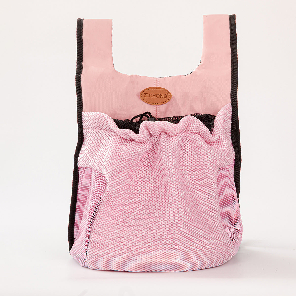 S Pink Hands-Free Pet Carrier Backpack for Small Dogs &amp; Cats - Breathable Chest Pack for Outdoor Travel &amp; Hiking