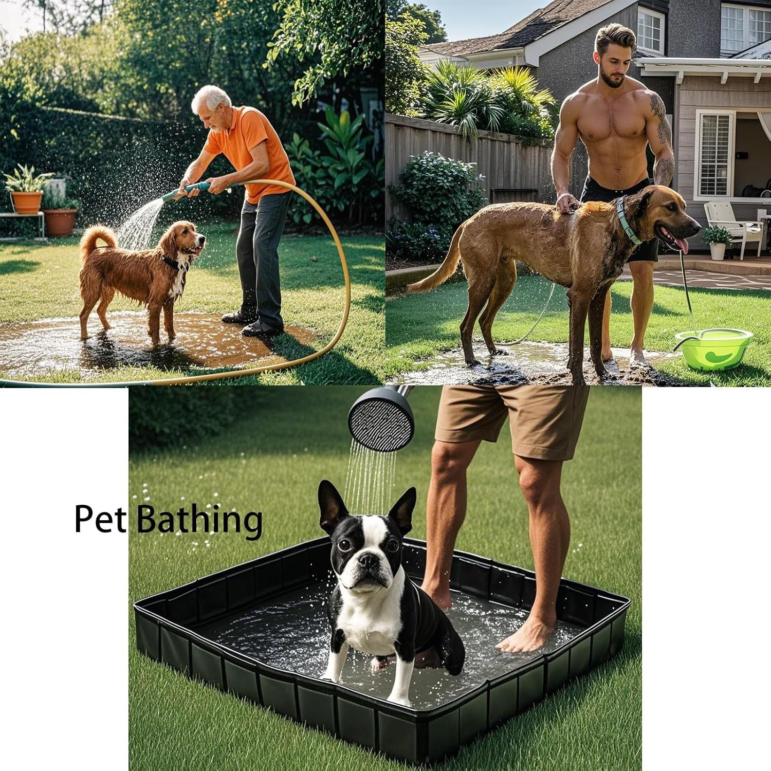 Portable Camping Shower Base - Collapsible Water Containment Tray with Drain for Outdoor Tents