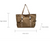 Black Modern Utility Tote Bag for Women - Large Capacity Shoulder Bag with Detachable Pouch for Work, School & Travel