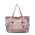 Pink Modern Utility Tote Bag for Women - Large Capacity Shoulder Bag with Detachable Pouch for Work, School & Travel