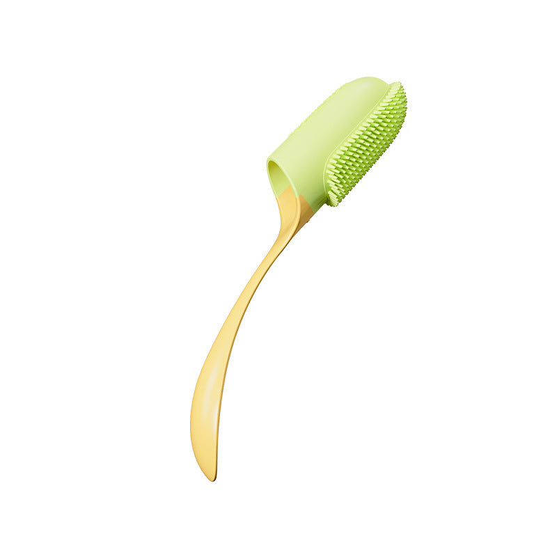 Yellow 5-Pack Pet Finger Toothbrush Set for Dogs &amp; Cats - Soft Silicone Dental Care Brush for Healthy Gums &amp; Teeth