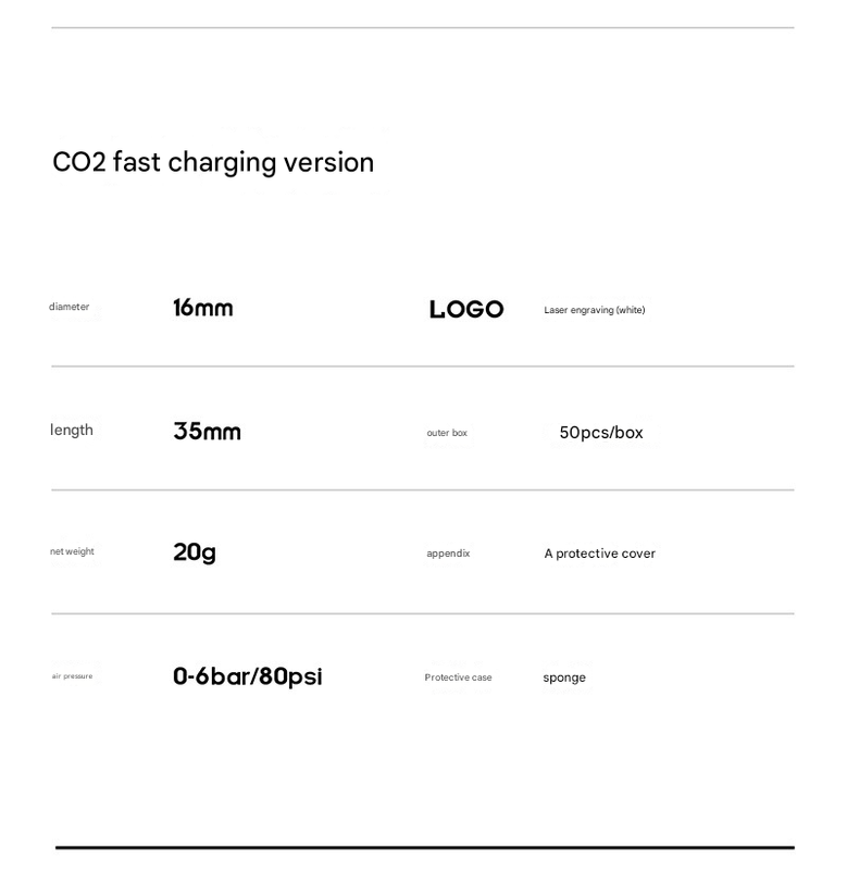 Red Portable CO2 Bike Tire Inflator with Nozzle - Quick Inflation for Road and Mountain Bikes