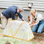 3 piece White Foldable Raised Garden Bed Cover - Vegetable Plant Protector(80 x 34 x 35 cm)