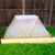 3 piece White Foldable Raised Garden Bed Cover - Vegetable Plant Protector(80 x 34 x 35 cm)