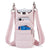 Pink Women's Crossbody Water Bottle Bag-Perfect for Hiking and Cycling