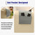 Grey New Fashion Velvet Recliner Headrest with Anti-Slip Base - Adjustable Neck Support Car Pillow