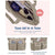 Grayish-brown Women's Multi-Pocket Tote Bag - Large Quilted Travel Handbag for Work, Gym, and More