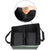 3-piece Green Car Trunk Storage Box - Large Capacity Oxford Cloth Foldable Car Seat Organizer