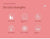 2-Piece Pink Portable LED Makeup Mirror with Brush - Foldable, Rotatable, and Rechargeable Travel Vanity Mirror